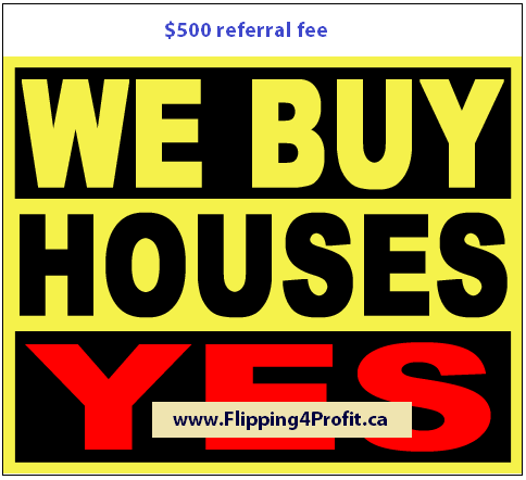 We buy houses in Canada