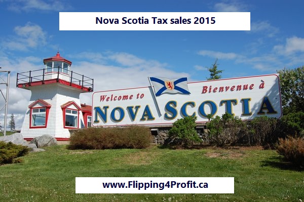 Nova Scotia Tax sale properties 2015