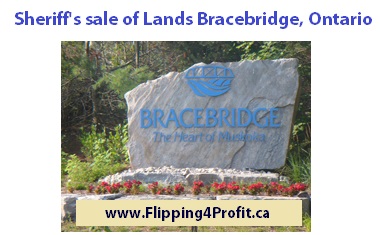 Jan 11, 2016 Ontario Sheriff’s Sale of Lands, Bracebridge
