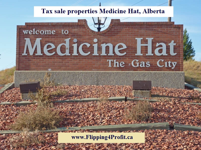 Tax sale properties Medicine Hat