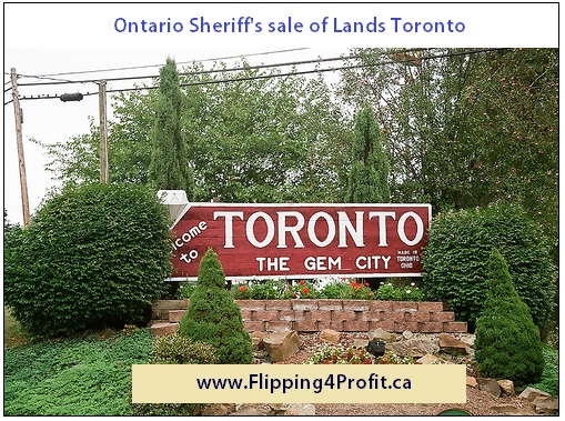 Ontario Sheriff’s Sale of Lands 19 Church Avenue, Toronto