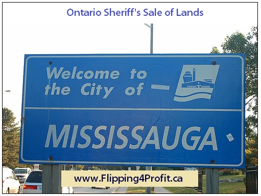 Ontario Sheriff’s Sale of Lands 7253 Sigsbee Drive, Mississauga