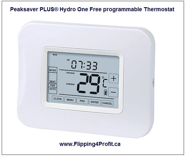 Peaksaver PLUS® Hydro One Free programmable Thermostat