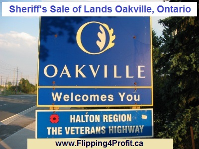 Feb 19, 2016 Ontario Sheriff's Sale of lands, Oakville