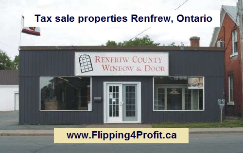 Tax sale properties Renfrew, Ontario