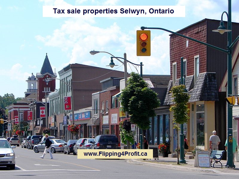 Tax sale properties Selwyn, Ontario