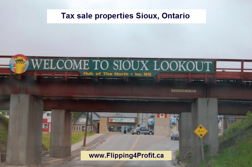 Tax sale properties Sioux, Ontario