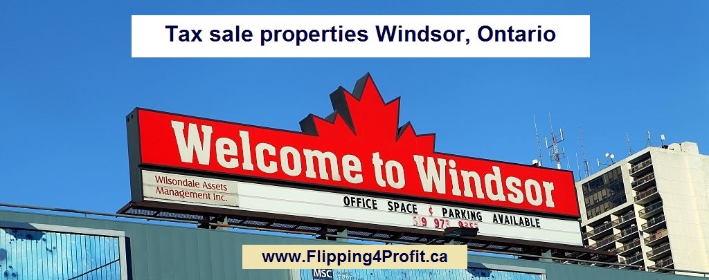 Tax sale properties Windsor, Ontario