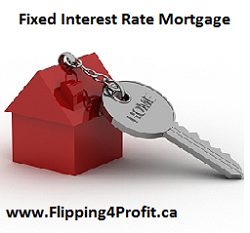 Fixed interest rate mortgage