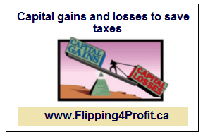 Capital gains and losses to save taxes