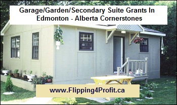 Garage/Garden/Secondary Suite Grants In Edmonton - Alberta Cornerstones
