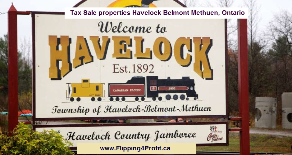 Tax Sale properties Havelock Belmont Methuen, Ontario