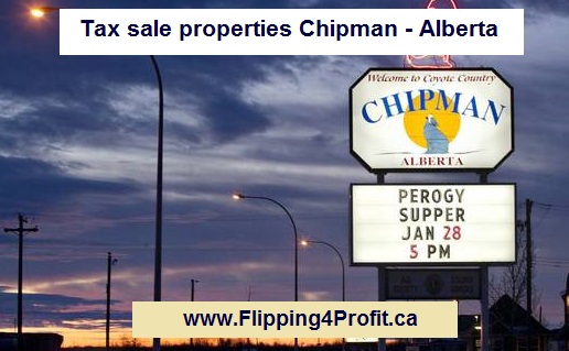 Tax sale properties Chipman - Alberta
