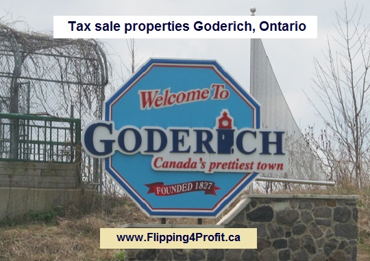 Tax sale properties Goderich - Ontario