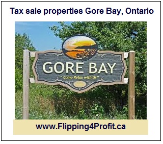 Tax sale properties Gore Bay, Ontario