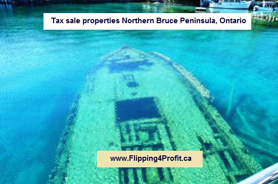 Tax sale properties Northern Bruce Peninsula, Ontario