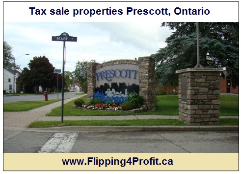 Tax sale properties Prescott, Ontario