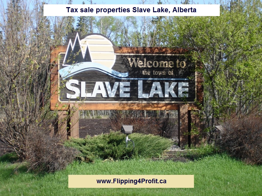 Tax sale properties Slave Lake, Alberta