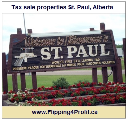Tax sale properties St. Paul, Alberta