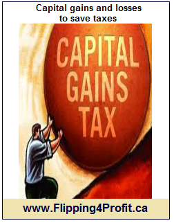 Capital gains and losses to save taxes