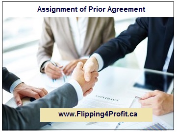 Assignment of prior agreement