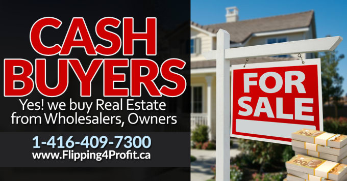 We buy houses in Canada
