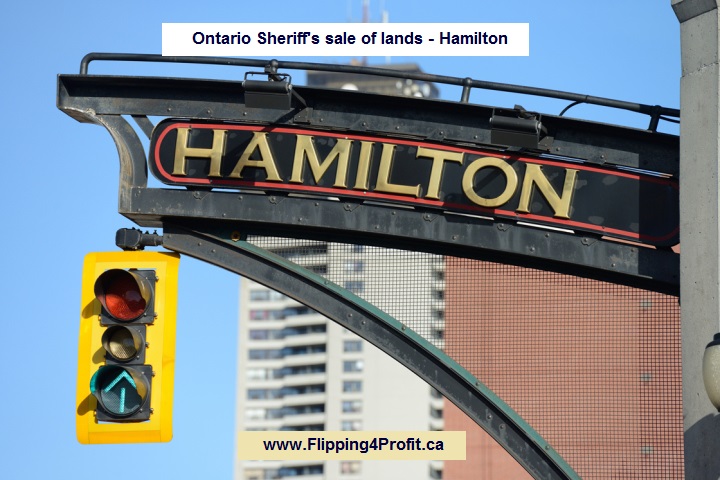 Ontario Sheriff's sale of lands - Hamilton