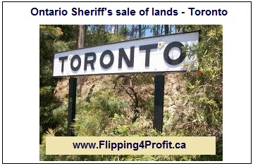 Ontario Sheriff's sale of lands - Toronto