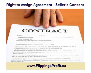 ​Right to Assign Agreement - Seller's Consent