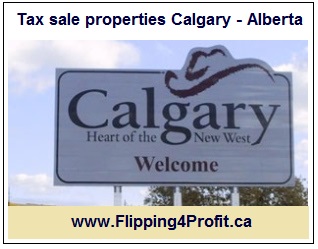 Tax sale properties Calgary - Alberta