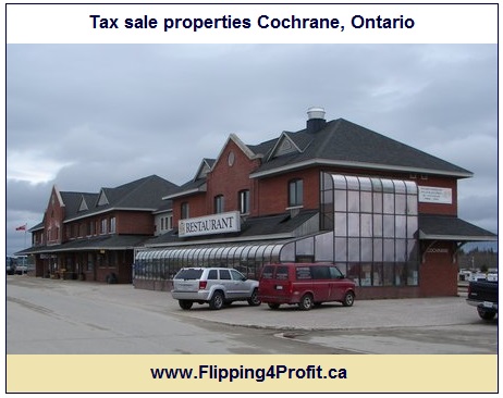 Tax sale properties Cochrane, Ontario