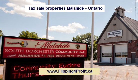 Tax sale properties Malahide - Ontario