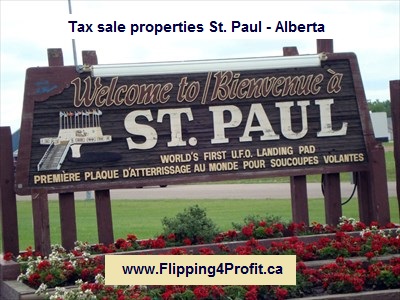 Tax sale properties St. Paul - Alberta