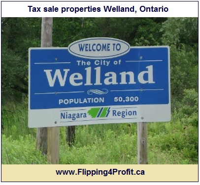 Tax sale properties Welland, Ontario
