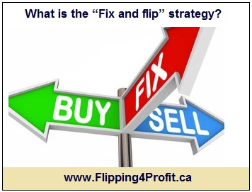 What is the “Fix and flip” strategy?