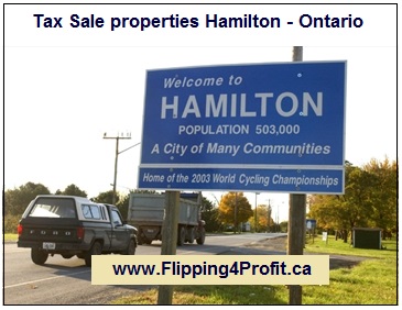 Tax sale properties Hamilton - Ontario