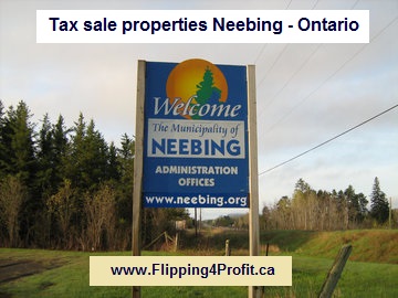Tax sale properties Neebing - Ontario