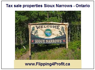Tax sale properties Sioux Narrows - Ontario