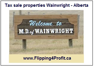 Tax sale properties Wainwright - Ontario