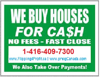 Sell your houses in Canada for cash