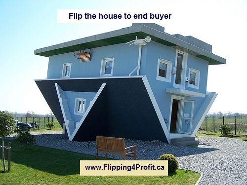 Flip the house to end buyer