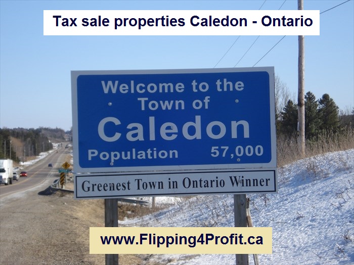 Tax sale properties Caledon - Ontario