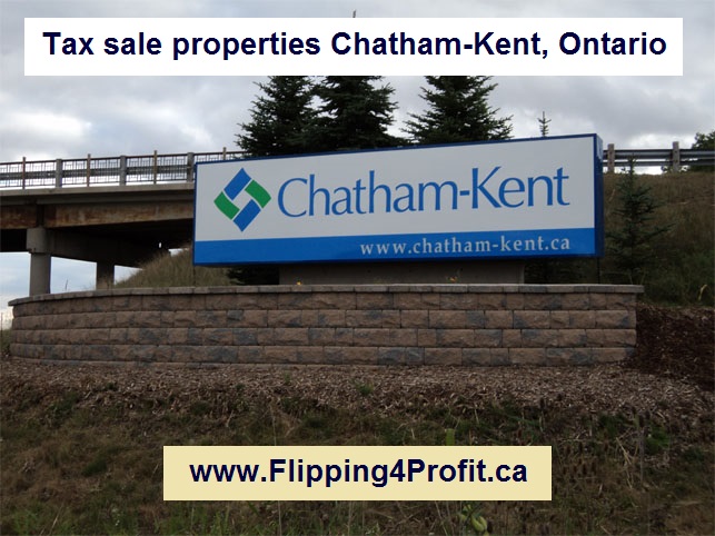 Tax sale properties Chatham-Kent, Ontario