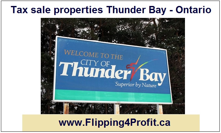 Tax sale properties Thunder Bay - Ontario