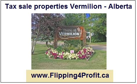 Tax sale properties Vermilion - Alberta