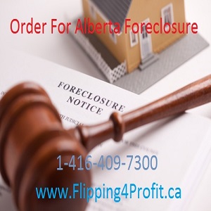 Order for Alberta foreclosure