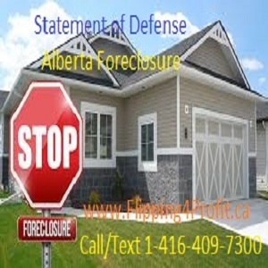 Statement of defense Alberta Foreclosure
