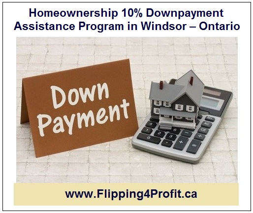 Homeownership 10% Downpayment Assistance Program in Windsor - Ontario