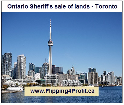 Ontario Sheriff's sale of lands - Toronto