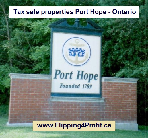 Tax sale properties Port Hope - Ontario